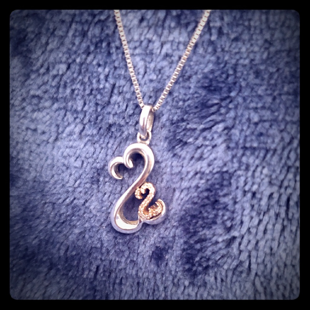 Open heart collection necklace.